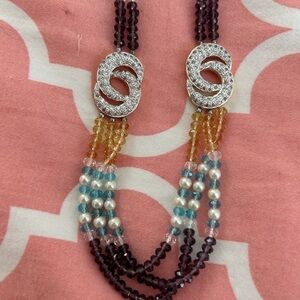 Elegant Multicolor Beaded Necklace